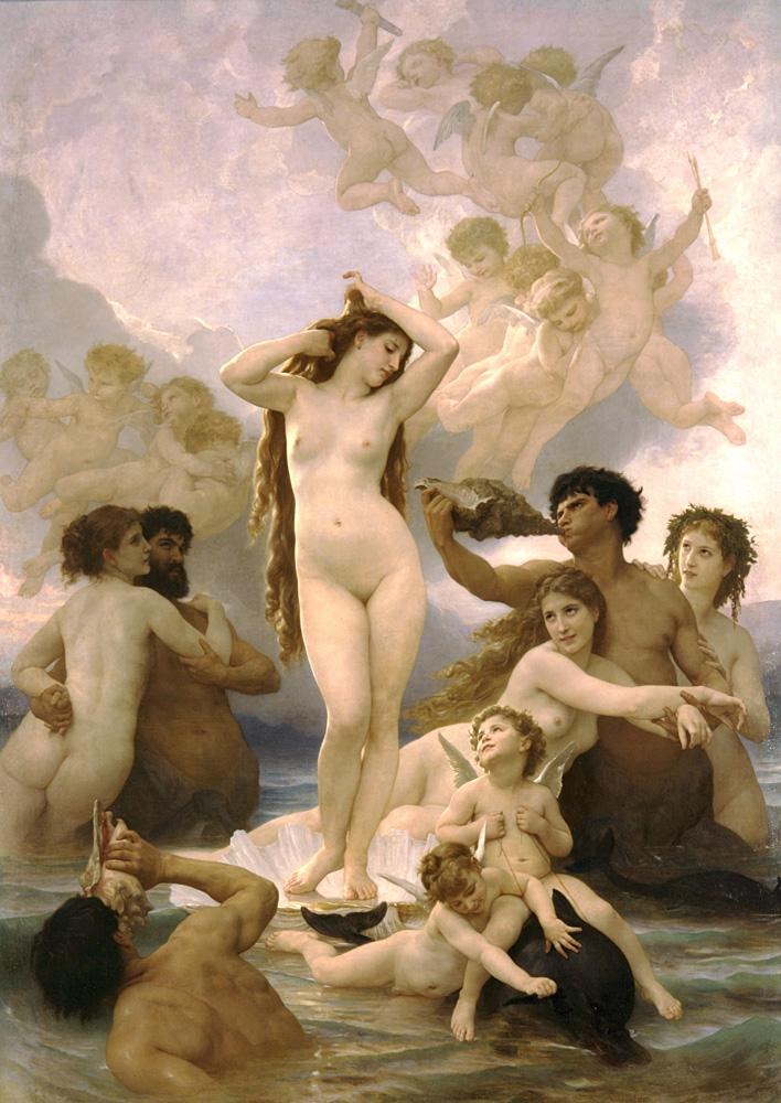 William Bouguereau Birth of Venus